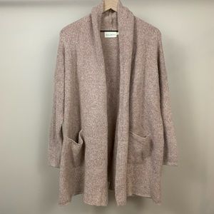 NWT Dreamers - Long Dusty Pink Cardigan Soft S/M